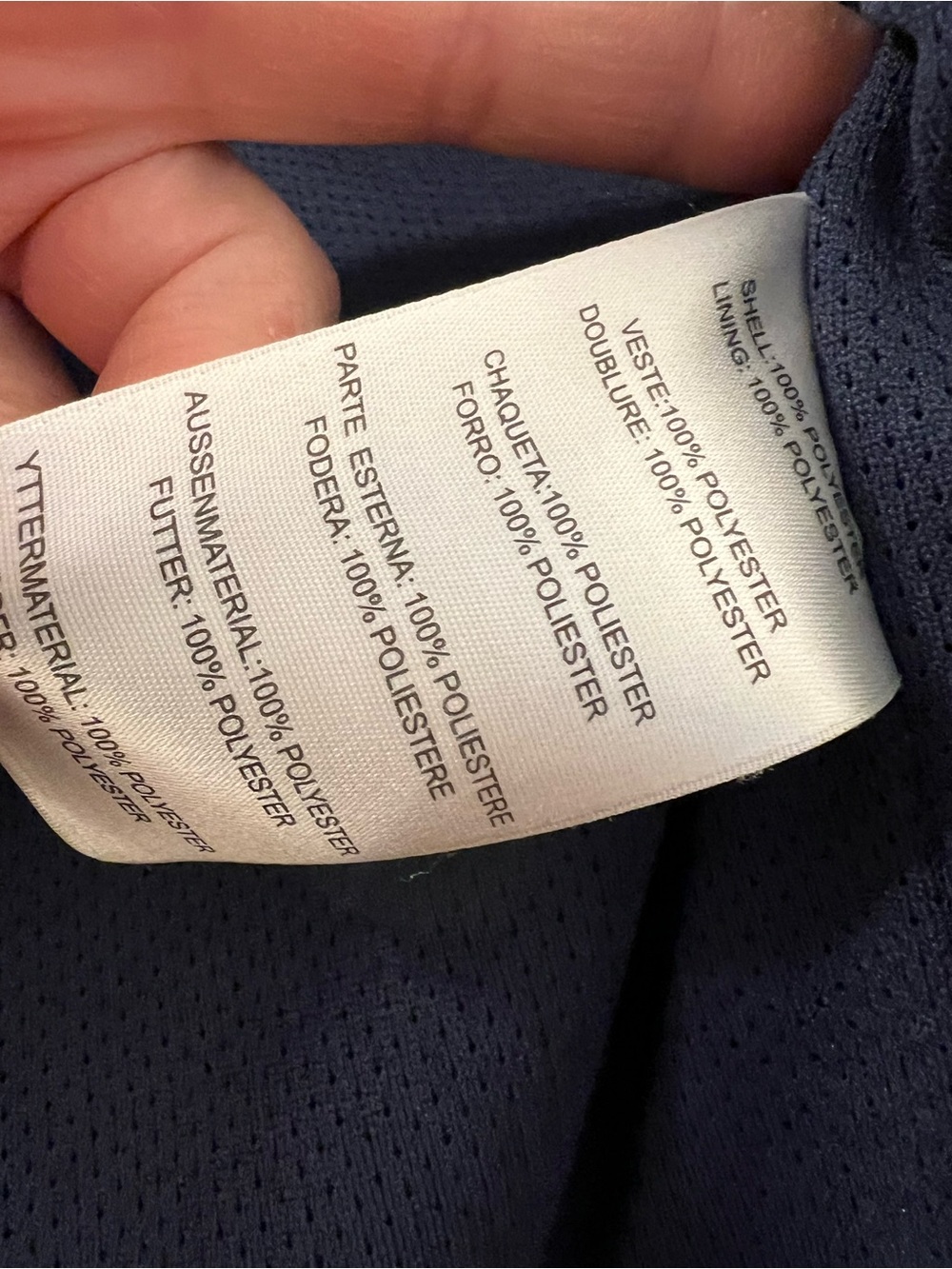 Bauer Navy Blue Performance Softshell Jacket - Picture 4 of 16
